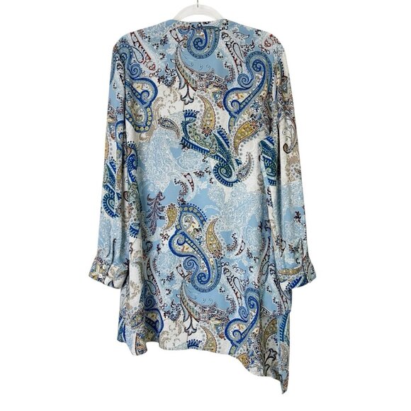 Chicos Paisley Tunic Top Women’s Size 3 US XL - Picture 2 of 8
